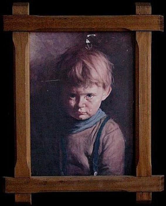 Мистические картины. «Плачущий мальчик» Джованни Браголина