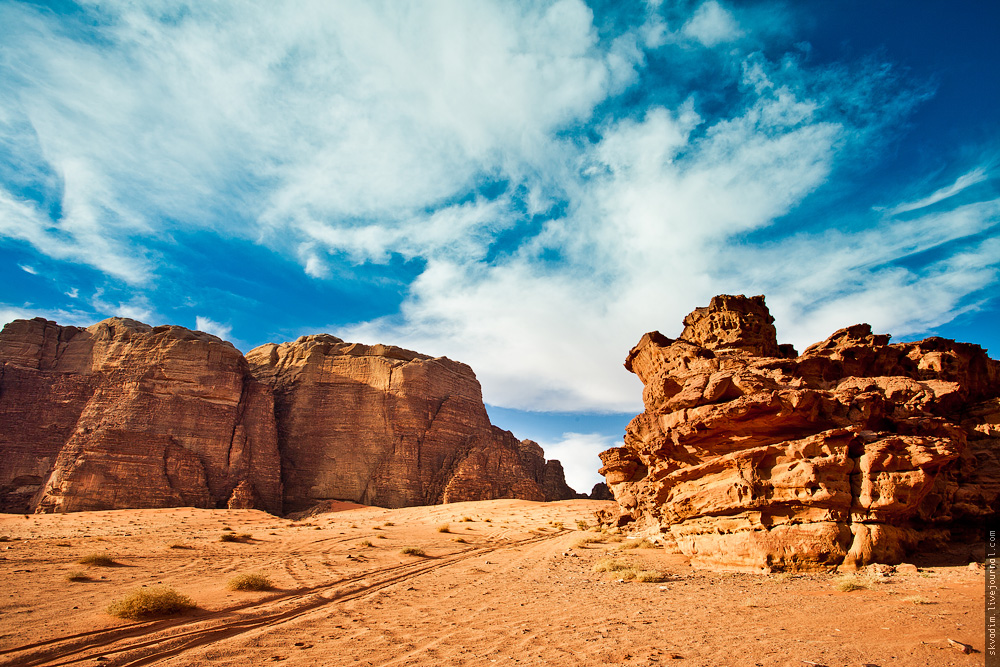Неземные ландшафты нашей планеты. Иорданская пустыня Вади Рам