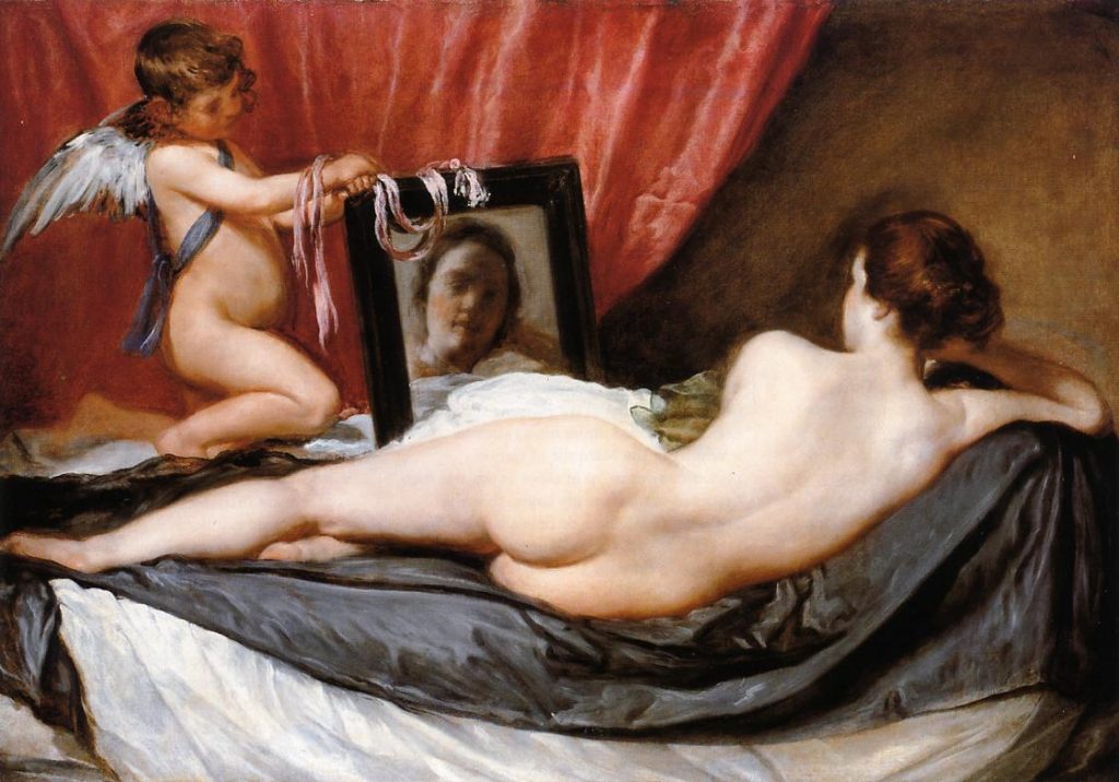 Мистические картины. «Венера с зеркалом». Диего Веласкес