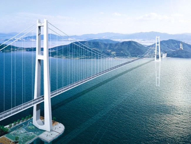 Самые высокие мосты в мире. Мост Ли Сун-Син