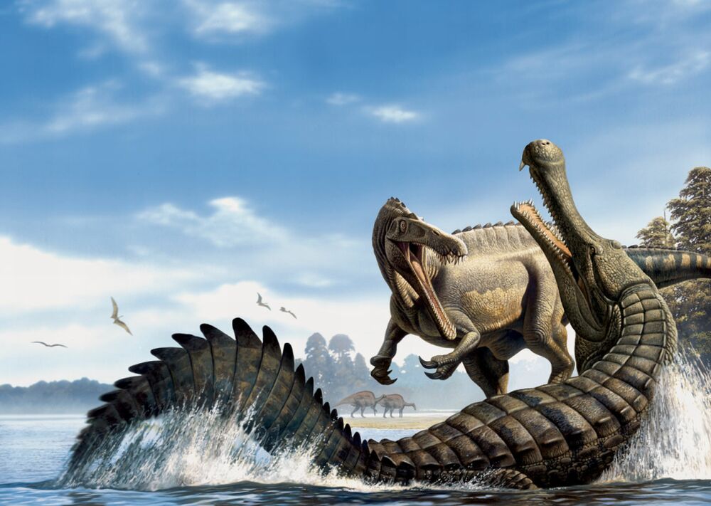 Динозавры - гиганты древнего мира. Саркозух