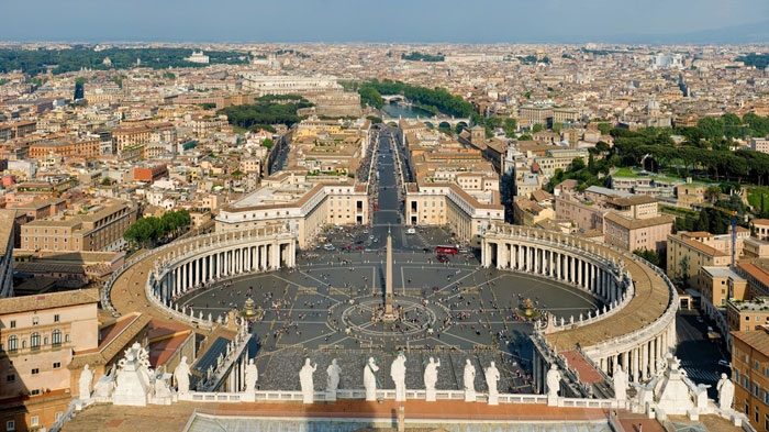 Границы государств. Ватикан и Италия