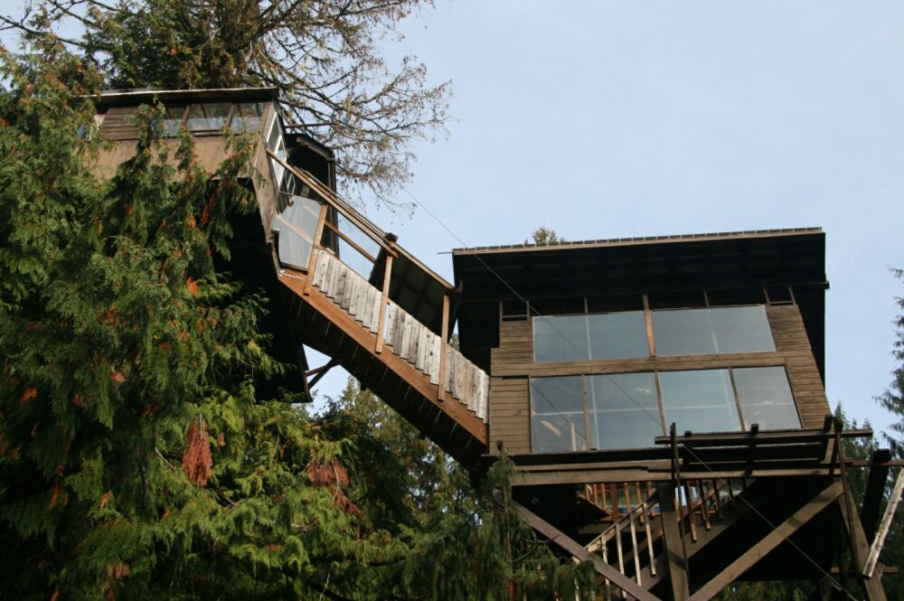 Самые необычные отели. Cedar Creek Treehouse, Ashford, Вашингтон