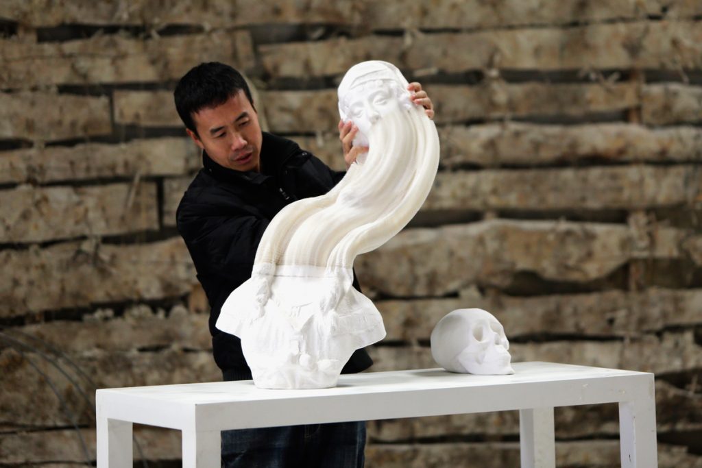 Бумажные скульптуры. Ли Хунбо