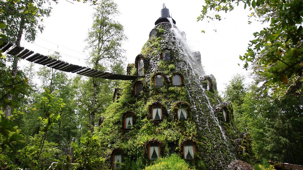 Самые необычные отели. La Montana Magica Lodge, Чили