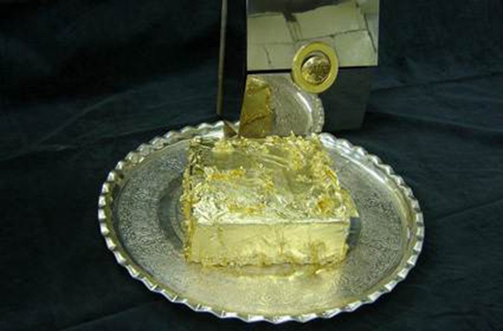Самые дорогие десерты. Золотой торт султана