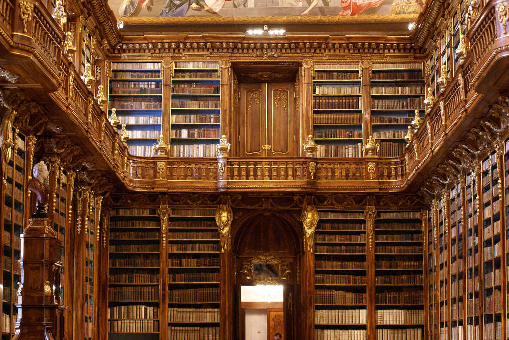 Красивые библиотеки. Библиотека Страговского монастыря
