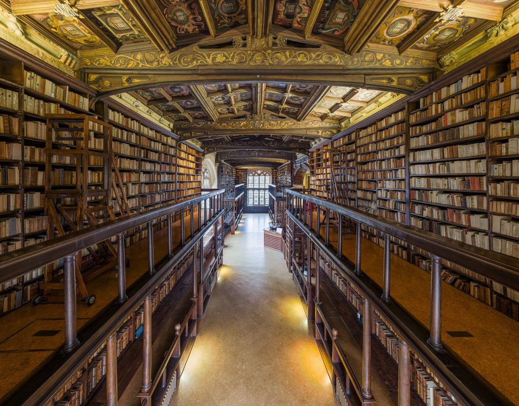 Красивые библиотеки. Бодлианская библиотека Оксфорда