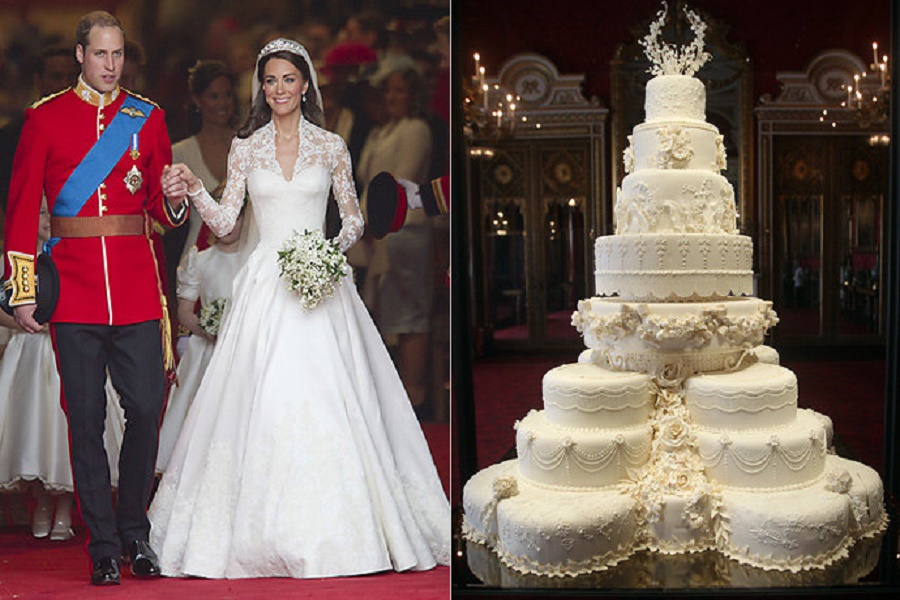 Оригинальный торт. Свадебный торт Кейт Миддлтон и принца Уильяма