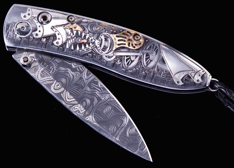 Дорогие ножи. Monarch Steampunk Dragon Knife