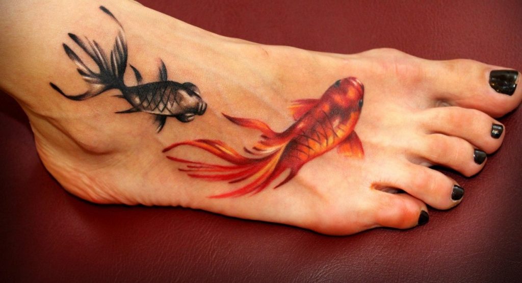 Интересные татуировки. Рыбы