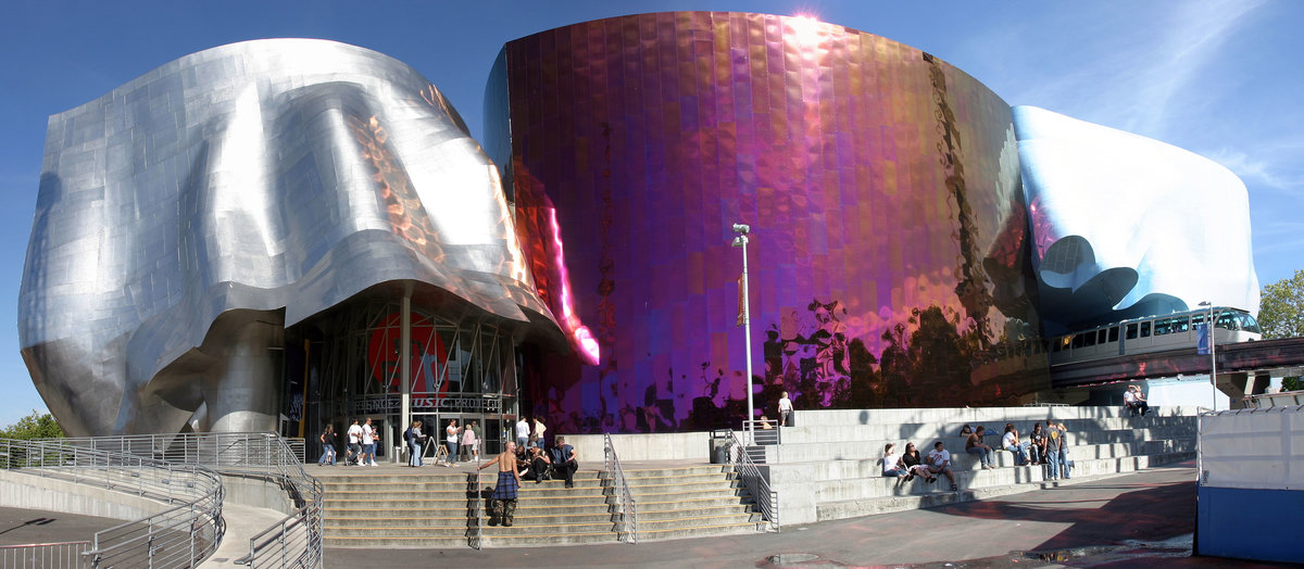 Самые уродливые здания. Музей музыки в Сиэтле
