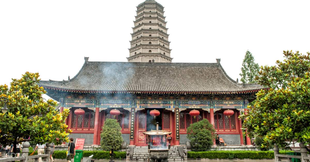 Необычные деревянные храмы. Пагода Шакьямуни в храме Фогонг