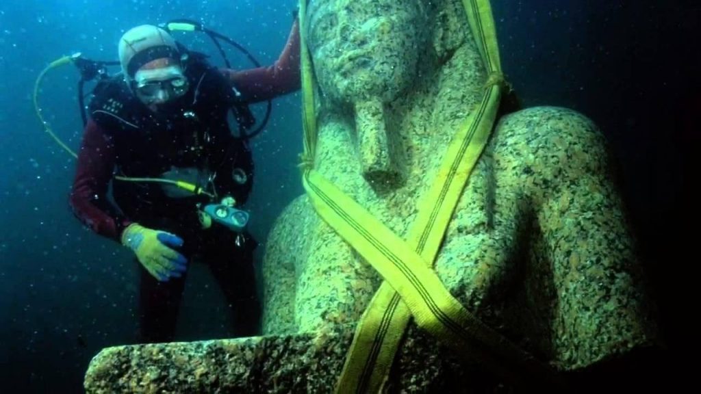 Загадочные подводные сооружения. Гераклион, Египет