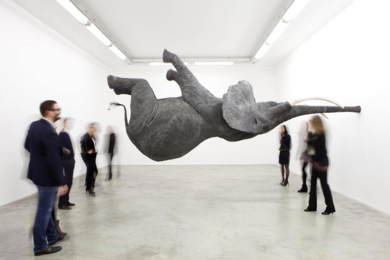 Скульптуры, парящие в воздухе. Даниэль Фирман