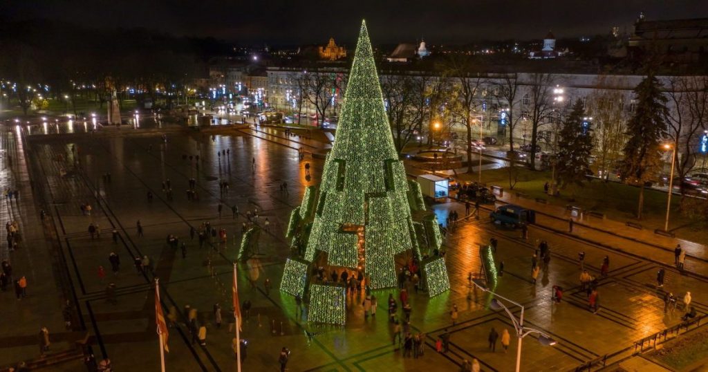 Пучшие рождественские елки. Вильнюс