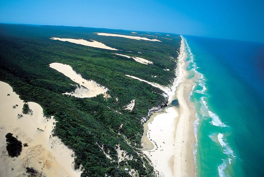 Самые опасные: пляжи. Пляжи острова Фрейзер, Австралия