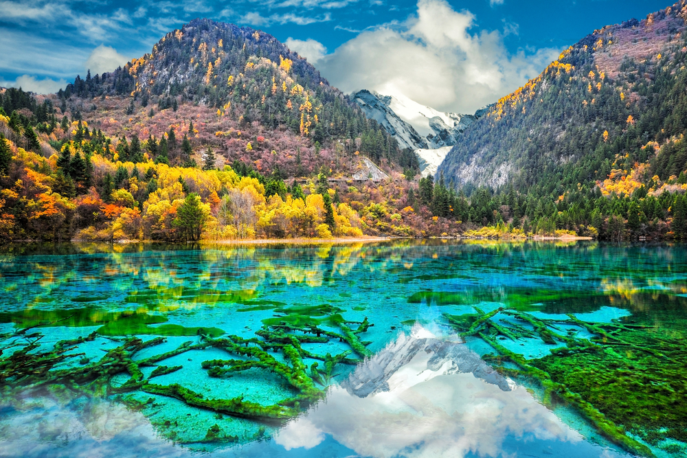 Цветные озера. Озеро пяти цветов
