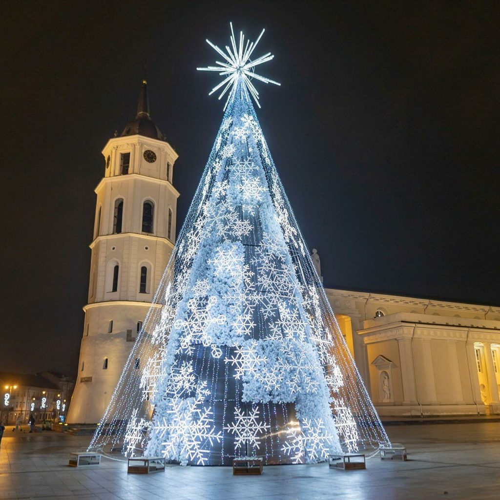 Необычные рождественские елки. Вильнюс